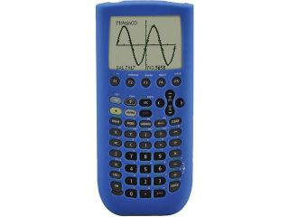 Guerrilla TI89BLUESC Blue Silicone Case for Texas Instruments TI 89 Titanium Graphing Calculator