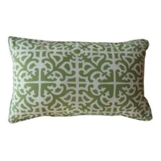 Jiti Malibu Green 20 x 12 Rectangle Pillow