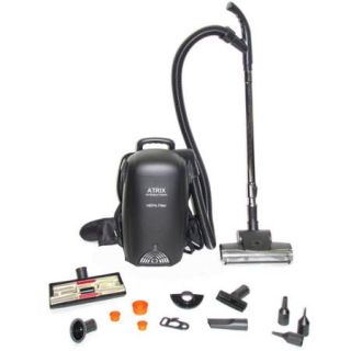 Atrix Backpack HEPA Vacuum, Black