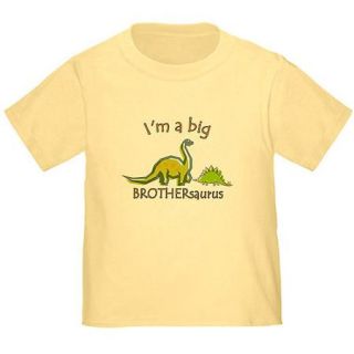 CafePress Baby Toddler Boy I'm a Big Brother Dinosaur T Shirt