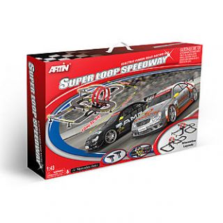 Artin 1:43 Scale Super Loop Speedway Slot Car Racing Set   Toys