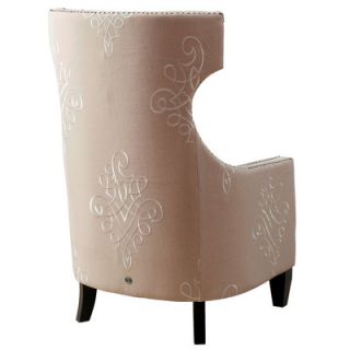 TOV Gramercy Embroidered Wing Arm Chair