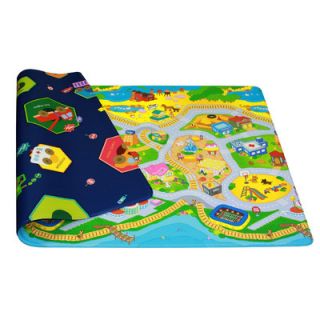 My Town Playmat Area Rug by Dwinguler