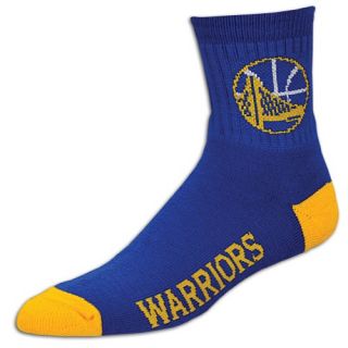 For Bare Feet NBA Logo Quarter Socks   Mens   Basketball   Accessories   Golden State Warriors   Royal