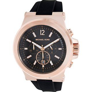 Michael Kors Mens MK8184 Rose Gold Tone Chronograph Watch