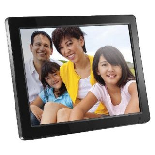 Aluratek 12 LCD Digital Photo Frame with 512MB Memory   Black