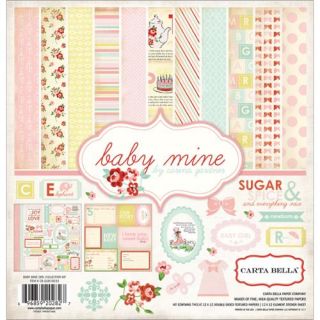 Baby Mine Girl Collection Kit 12"X12" 