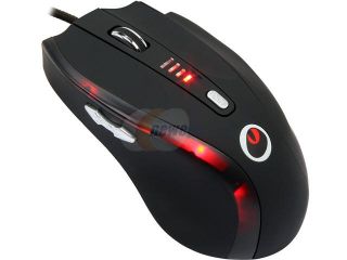 Corsair Raptor M4 CH 9000036 NA Black 6 Buttons 1 x Wheel USB Wired Laser 6000 dpi Gaming Mouse