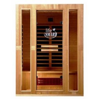 Lifesmart Infracolor 3 Person Sauna with Combo Heat Therapy, Full Chromo Therapy and Mp3 Sound System LSS TCED IC3