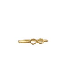 Dogeared Golden Infinity Ring