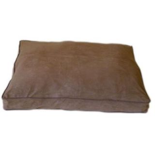 Large Microfiber Petnapper Dog Bed   Saddle with Chocolate Piping 02186