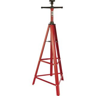 Strongway High-Position Hoist Stand — 2-Ton Capacity, 48 3/4–84 1/2 Lift Range  Jack Stands