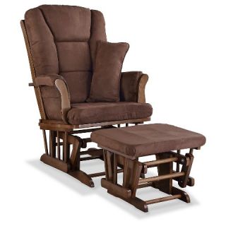 Storkcraft Tuscany Dove Brown Glider and Ottoman