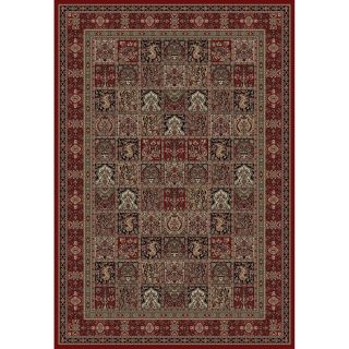 Concord Global Dynasty Red Rectangular Indoor Woven Oriental Area Rug (Common: 8 x 11; Actual: 94 in W x 134 in L x 7.83 ft Dia)