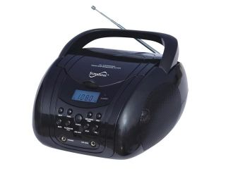 Supersonic SC 807 Portable Audio System with MP3/CD Player/Bluetooth/USB/SD/AUX Inputs/Cassette Recorder & AM/FM Radio