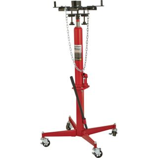 Strongway Hydraulic Transmission Jack — 1/2-Ton Capacity, 49 5/8in.–68 3/4in. Lift Range  Transmission Jacks