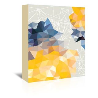 Americanflat Urban Road Geometric Graphic Art on Gallery Wrapped