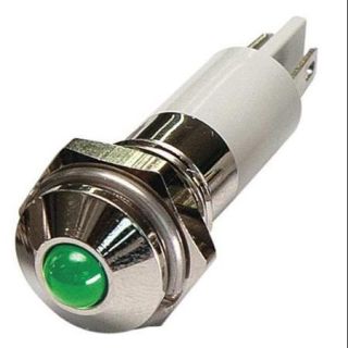24M080 Round Indicator Light, Green, 24VDC