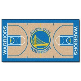 FANMATS Golden State Warriors 2 ft. x 3 ft. 8 in. NBA Court Rug Runner 9487