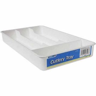 Camco Cutlery Tray, White