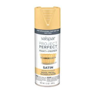 Valspar Project Perfect Whipped Appricot Fade Resistant Enamel Spray Paint (Actual Net Contents: 12 oz)