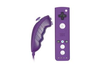 Power A Wii Mini Remote & Nunchuk   Purple