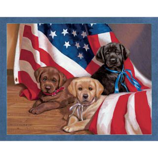 LANG American Puppy 500 Piece Puzzle    LANG