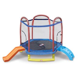 Little Tikes 7 foot Climb n Slide Trampoline with Enclosure    Little Tikes