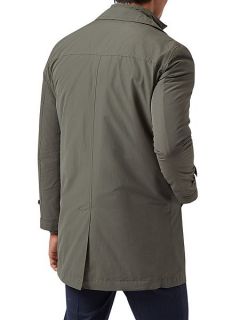 Aquascutum Kirkman Zip Front Single Breasted Trench Green