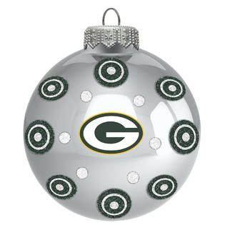 NFL Ball Ornament w/ Dots   Green Bay Packers   Fitness & Sports   Fan
