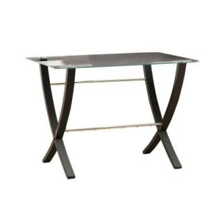 Monarch Specialties Cappuccino Bentwood Tempered Glass Magazine Table I 3021