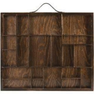 Artist Letterblock Tray 12 X10   Stained Brown, Holds Assorted Sizes