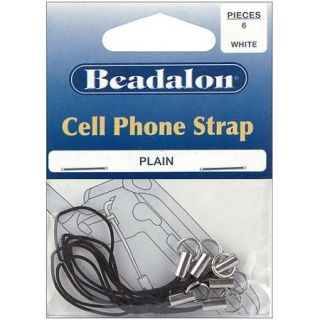 Beadalon Cell Phone Straps, 6 Pack