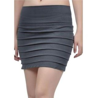 SoHo Women's Layered Mini Skirt (One Size Fits All)   Charcoal