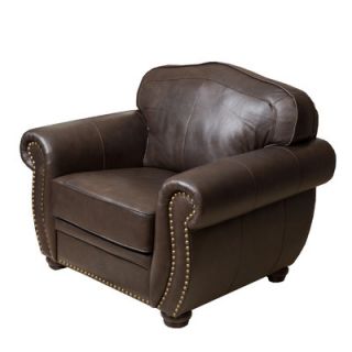 Palazzo Italian Leather Chair by Abbyson Living