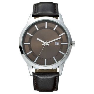 Classic Analog Watch in Brown with Date  Merona®