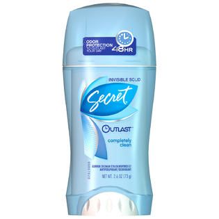 Secret Outlast Completely Clean Invisible Solid Antiperspirant