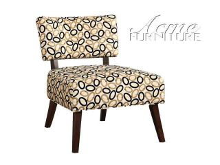 Able Accent Chair w/ Oval Pattern by Acme Furniture