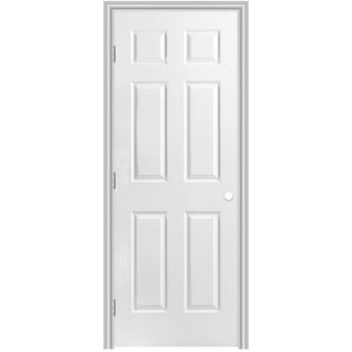 Masonite Prehung Hollow Core 6 Panel Interior Door (Common: 24 in x 80 in; Actual: 25.5 in x 81.5 in)