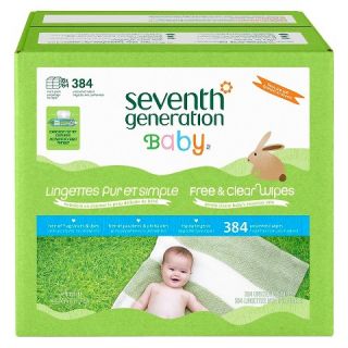 Seventh Generation Baby Wipes   384 Count