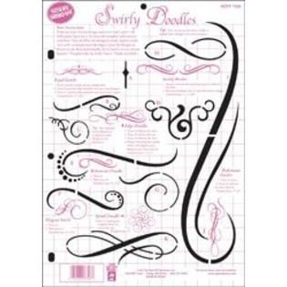 Hot Off The Press Templates 8.5X11 Swirly Doodles