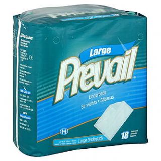 Prevail® Underpads, Large, 18 underpads   Health & Wellness