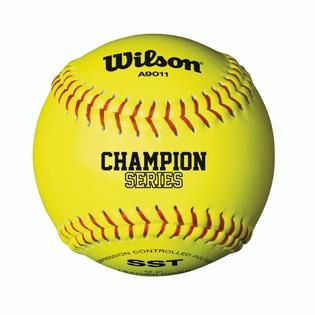 Wilson A9011 12 Optic Yellow Fastpitch Softball 12 Pack   Fitness