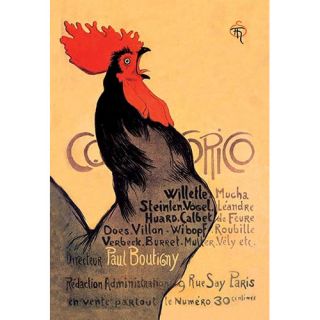 Cocorico by Theophile Alexandre Steinlen Vintage Advertisement by