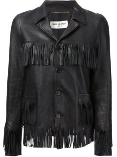 Saint Laurent Fringed Leather Jacket