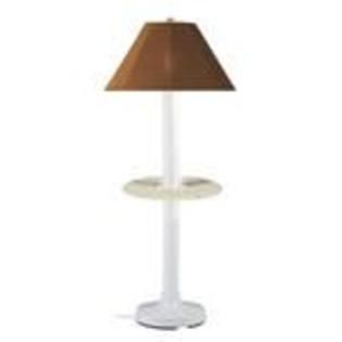 Patio Living Concept  White Catalina II 63.5 inch high Floor Lamp with