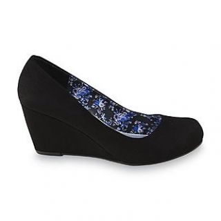 Bongo Womens Hagan Black Wedge   Wide Width Available   Clothing