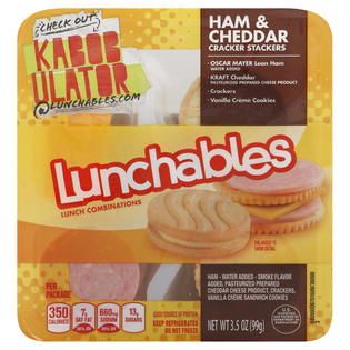 Lunchables Lunch Combinations, Cracker Stackers, Ham & Cheddar, 3.5 oz