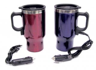 Two Heated Plug in Travel Mugs  ™ Shopping   Great Deals