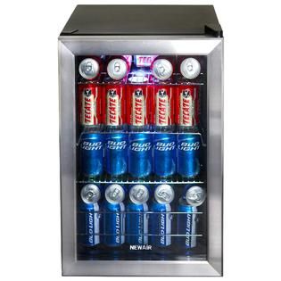 NewAir  84 Can Stainless Steel Beverage Refrigerator